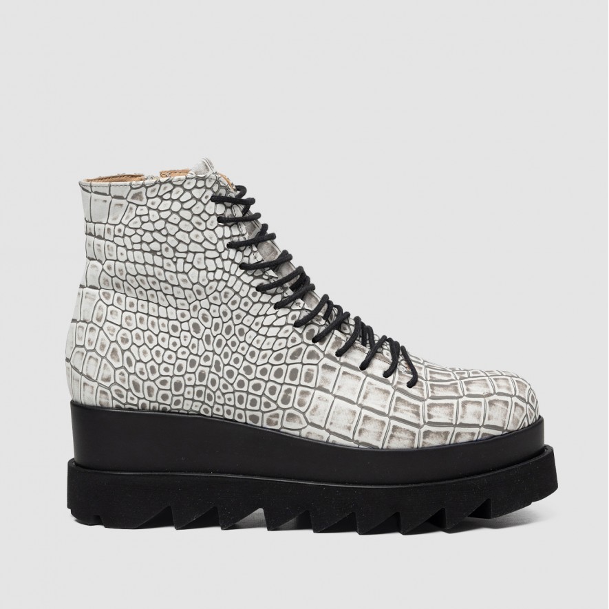   Ghete - Lyon - Croco Grey